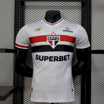 Camisa São Paulo I 2025/26 Jogador Masculina - Branca