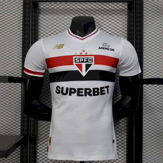 Camisa São Paulo I 2025/26 Jogador Masculina - Branca