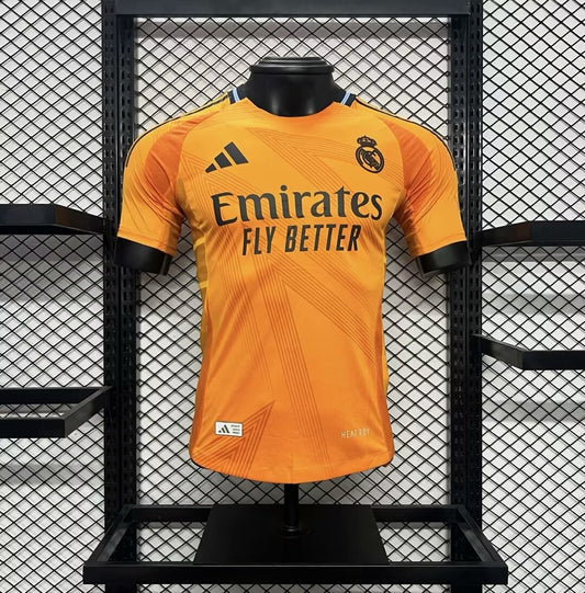 Camisa Real Madrid II 2024/25 - Jogador Masculino - Laranja