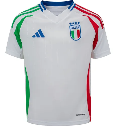 Camisa Da Seleção Da Itália II 2024 adidas Torcedor - Branca