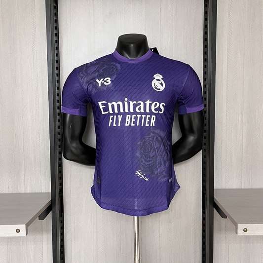 Camisa Y3 Real Madrid Edição Especial - 2023/24  - Jogador Masculina - Roxo