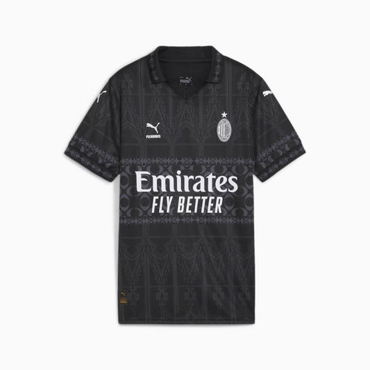 Camisa Puma AC Milan 24/25 Edição Especial Torcedor - Preto