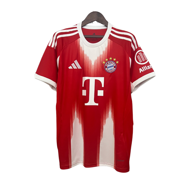 Camisa Bayern de Munique I 2025/26 - Jogador Masculina  - Vermelho