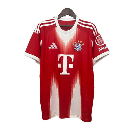 Camisa Bayern de Munique I 2025/26 - Jogador Masculina  - Vermelho