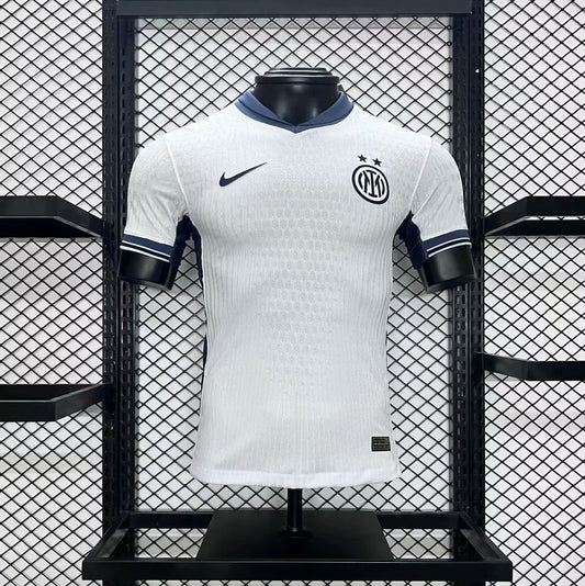 Camisa Inter De Milão II 2024/25 - Jogador Masculina - Branca e Azul Escura