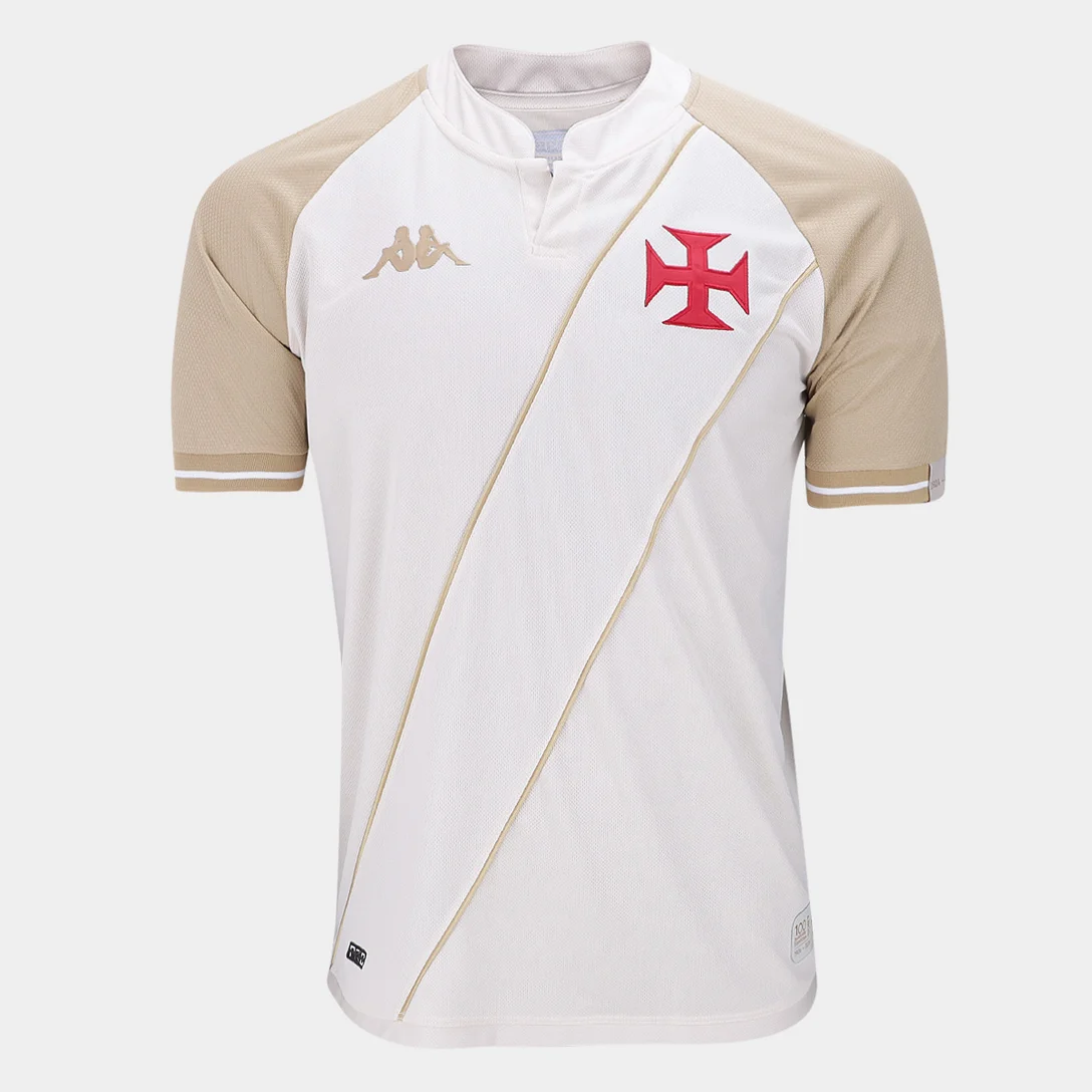 Camisa Vasco III 24/25 Kombat Torcedor Kappa Masculina - Bege