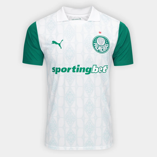 Camisa Palmeiras II 25/26 Torcedor Puma Masculina - Branco