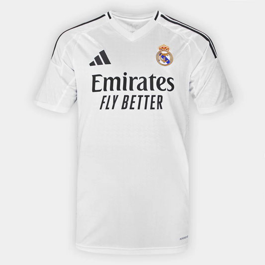 Camisa Real Madrid Home 24/25 Torcedor Adidas Masculina - Branca