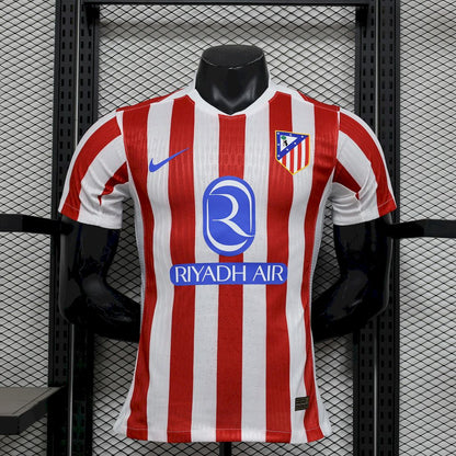 Camisa Atlético de Madrid I 2025/26 Jogador Masculina - Vermelho