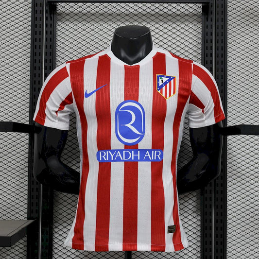 Camisa Atlético de Madrid I 2025/26 Jogador Masculina - Vermelho