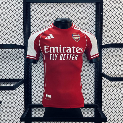 Camisa Arsenal I 2025/26 - Jogador Masculina  - Vermelha