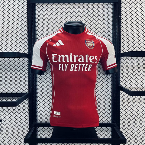 Camisa Arsenal I 2025/26 - Jogador Masculina  - Vermelha