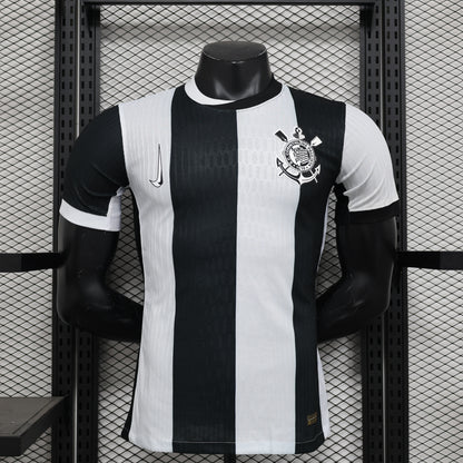 Camisa Nike Corinthians III 2024/25 Jogador Masculina - Branca e Preta