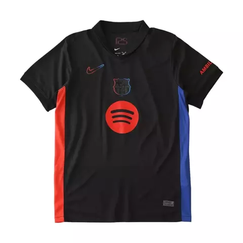 Camisa Barcelona II 24/25 Torcedor Nike Masculina - Preta