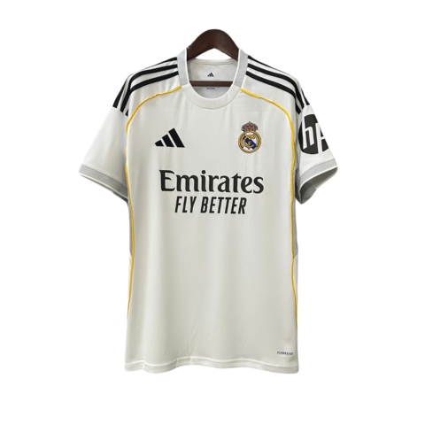 Camisa Real Madrid I 25/26 Torcedor Adidas Masculina - Branca