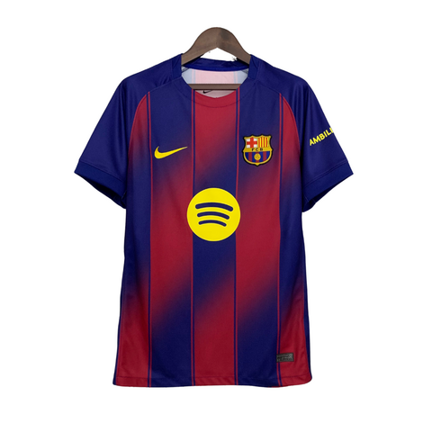 Camisa Barcelona I 25/26 Torcedor Nike Masculina - Azul e Grená
