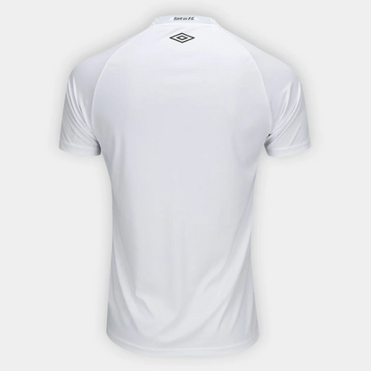 Camisa Santos I 25/26 Torcedor Umbro Masculina - Branco + Cinza