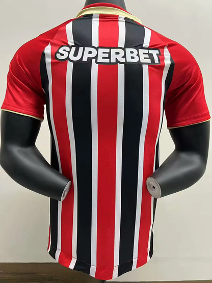 Camisa São Paulo II 2025/26 Jogador Masculina - Vermelha