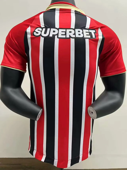 Camisa São Paulo II 2025/26 Jogador Masculina - Vermelha