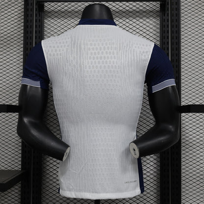 Camisa Tottenham I 2024/25 - Jogador Masculina - Branca e Azul