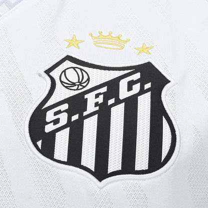Camisa Santos I 25/26 Torcedor Umbro Masculina - Branco + Cinza