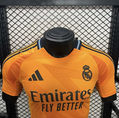 Camisa Real Madrid II 2024/25 - Jogador Masculino - Laranja