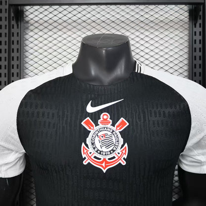 Camisa Corinthians II 2025/26 - Jogador Masculina - Preta