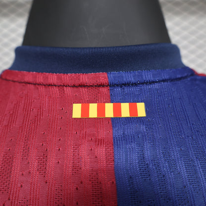 Camisa Barcelona 2024/25 COLDPLAY - Jogador Masculina - Vermelha + Azul