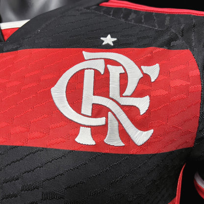 Camisa Flamengo I Authentic 2024 - Jogador Masculina - Vermelha