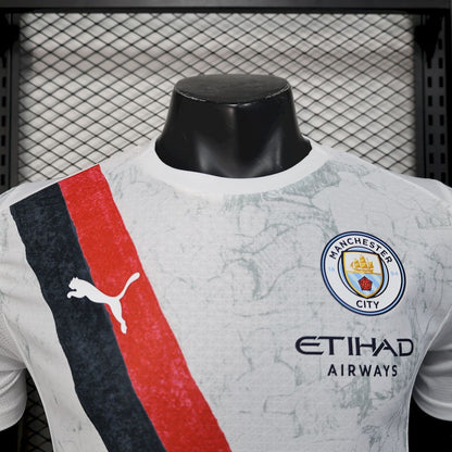 Camisa Manchester City II 2025/26 - Jogador Masculina - Branca