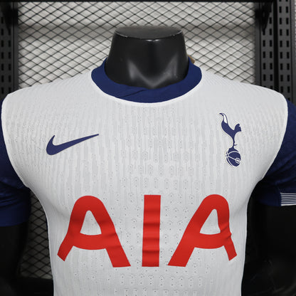 Camisa Tottenham I 2024/25 - Jogador Masculina - Branca e Azul