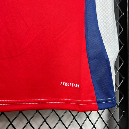 Camisa Arsenal Home 24/25 Torcedor Masculina - Vermelho + Branco
