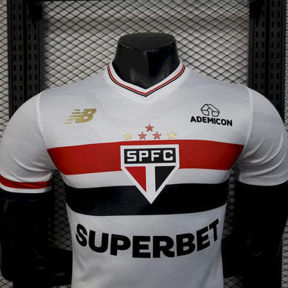 Camisa São Paulo I 2025/26 Jogador Masculina - Branca