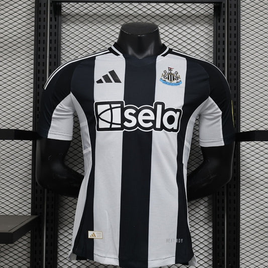 Camisa Newcastle I 24/25 - Torcedor Jogador - Branco e Preto
