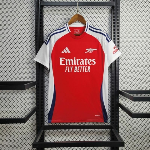 Camisa Arsenal Home 24/25 Torcedor Masculina - Vermelho + Branco