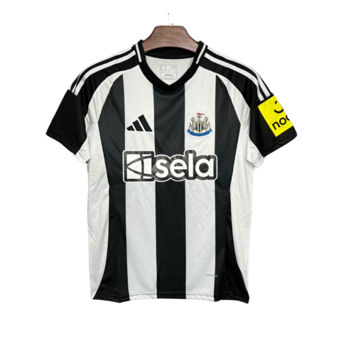 Camisa Newcastle I 24/25 - Torcedor Masculina - Branco e Preto