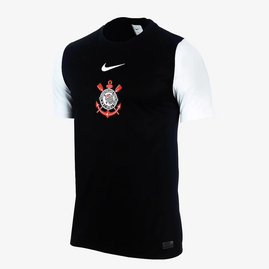 Camisa Nike Corinthians II 2025/26 Torcedor Masculina - Preto+Branco